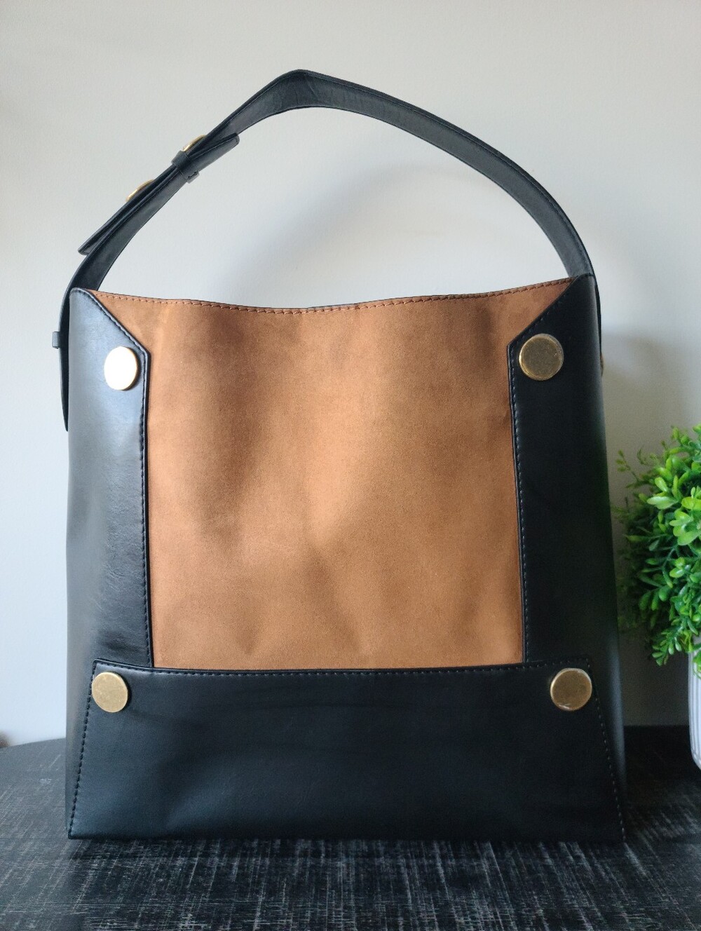 Stella McCartney Two-Tone Stella Popper Bucket Bag - Picture 5 of 13
